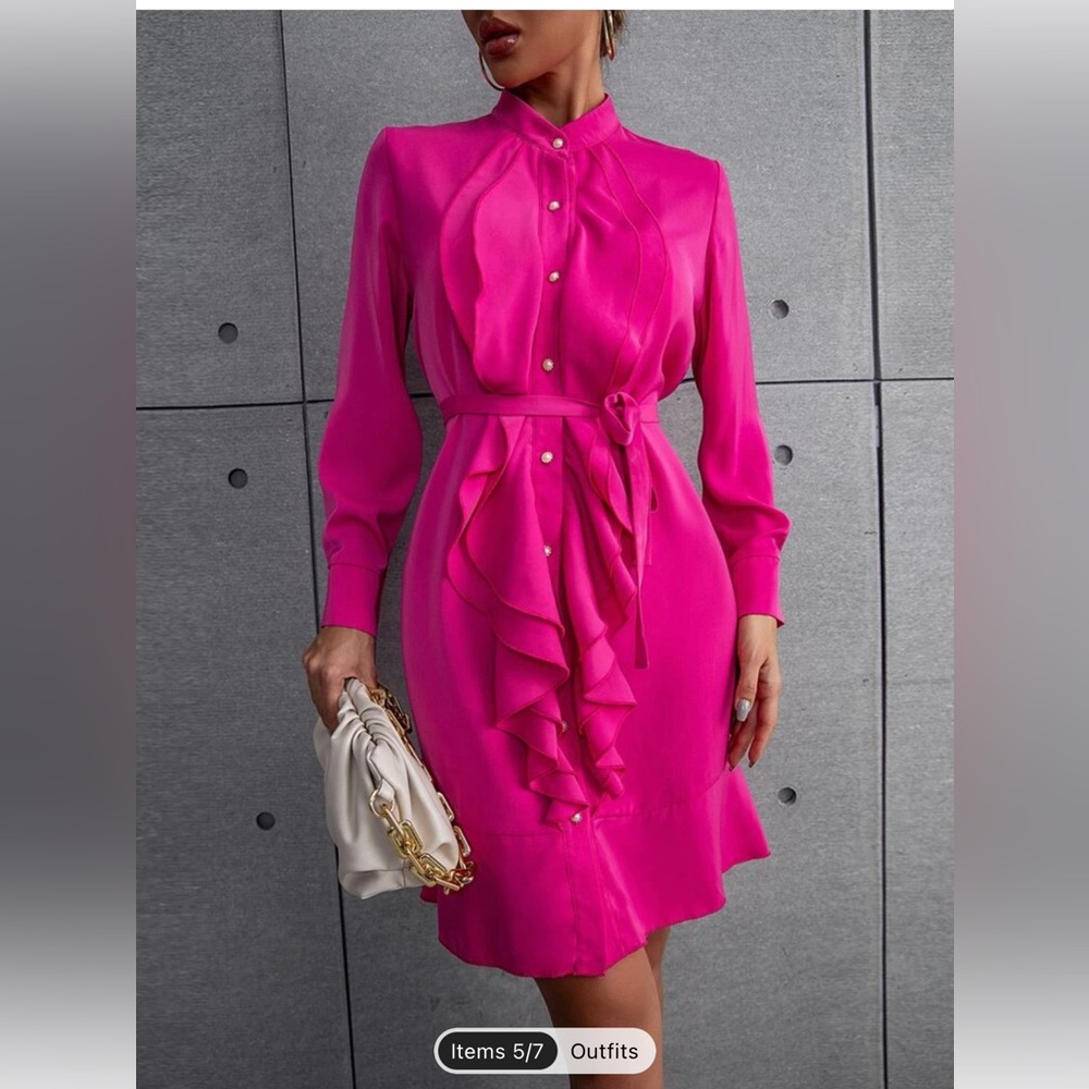 Hot pink Dress